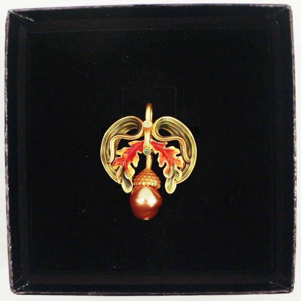 Joan Rivers Victorian-style Acorn Pin